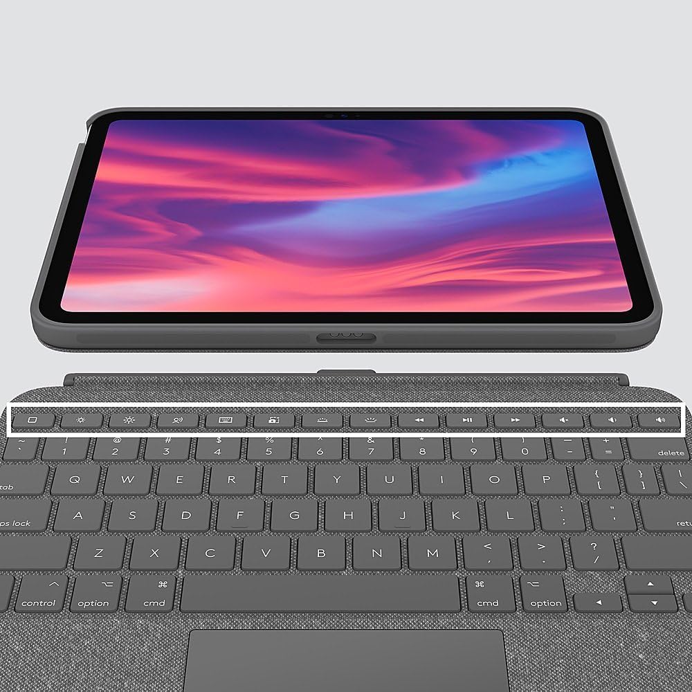 Logitech 920-011433-RB Combo Touch - iPad Keyboard Case (Renewed)