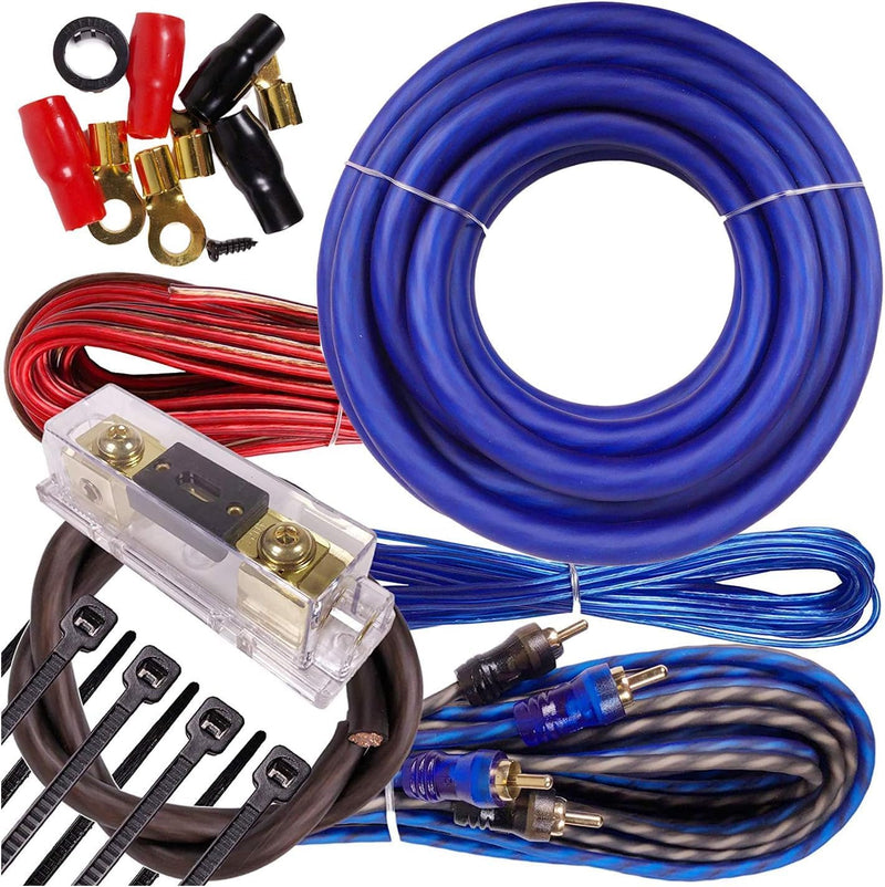 Gravity BGR-KIT0-R-PK2-4000W 0 Gauge Amplifier Wiring Kit — main product image