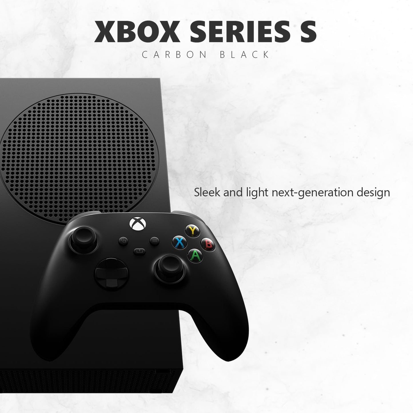 Microsoft XXU-00001 Xbox Series S 1TB Carbon Black Console
