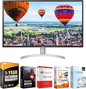 LG E9LG32QK500C 32-inch QHD Monitor - FreeSync - Editing Software Bundle