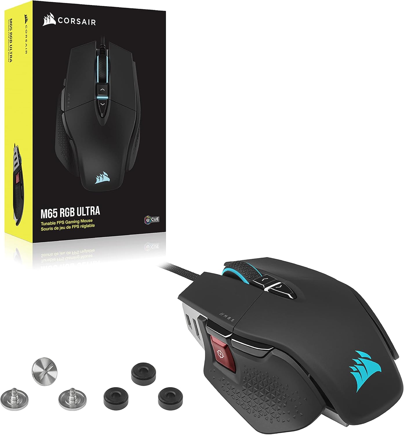Corsair M65 RGB Ultra Tunable FPS Gaming Mouse Renewed