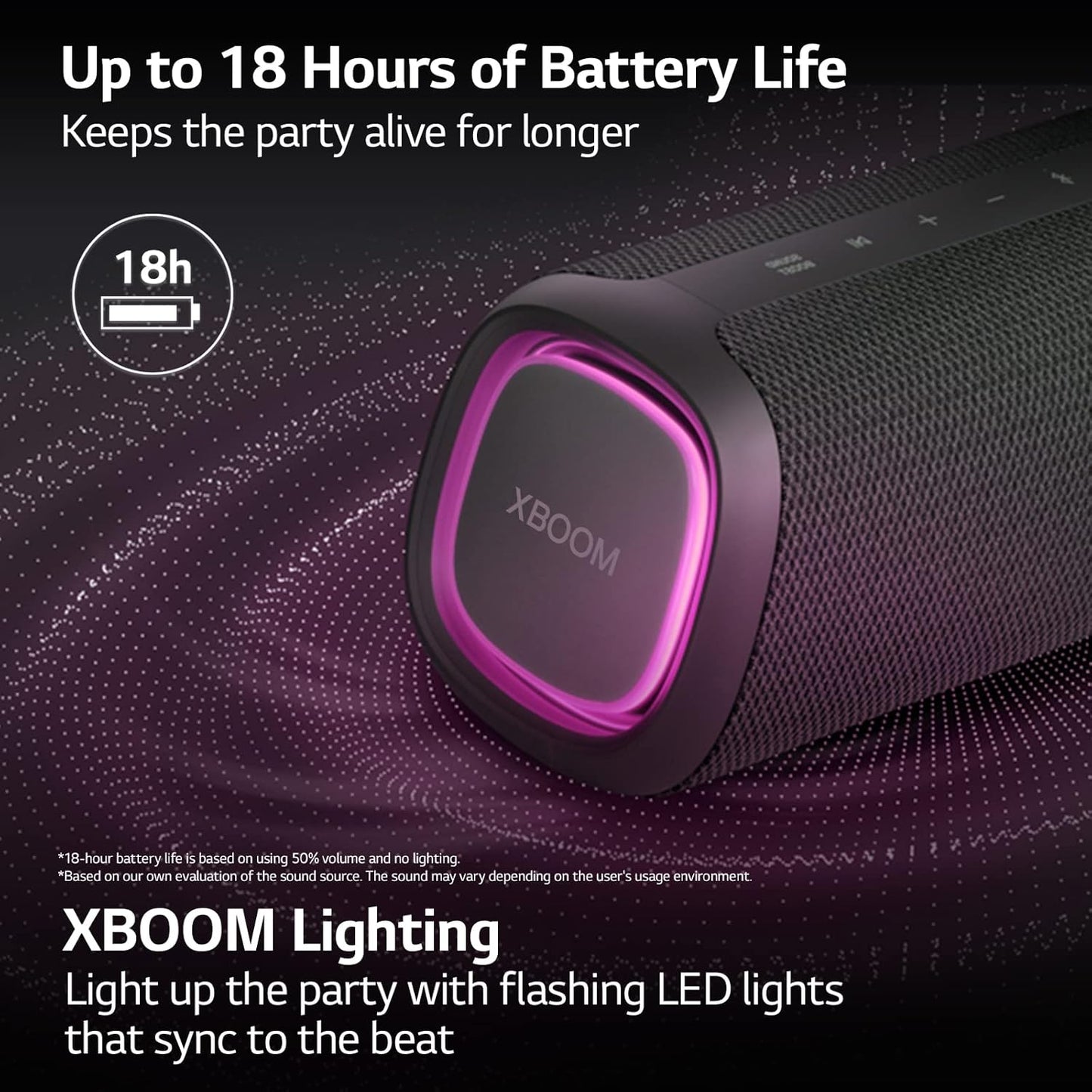 LG XG5QBK.DUSALLK Go Portable Bluetooth Speaker Black