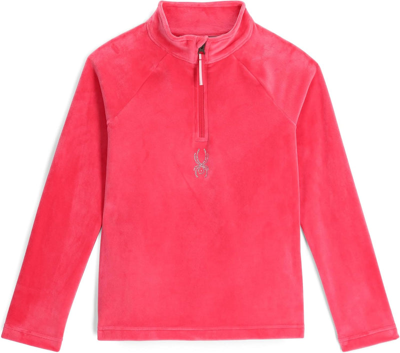 Spyder 38R125306 Girl's Shimmer Zip Ski Baselayer — main product image