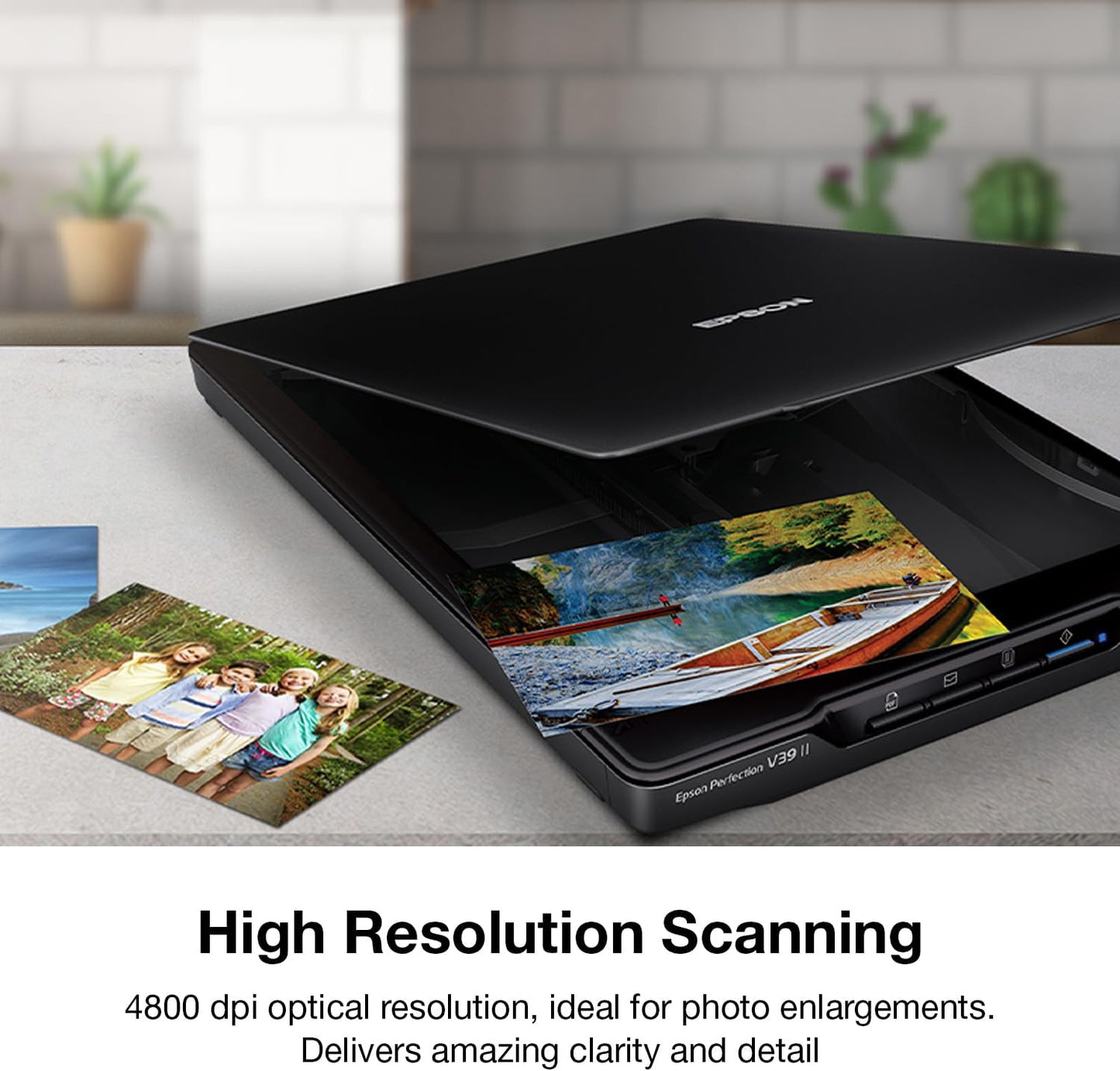 Epson B11B268201 Perfection V39 II Flatbed Color Photo Scanner