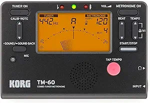 Korg TM60BK Black Tuner Metronome — main product image