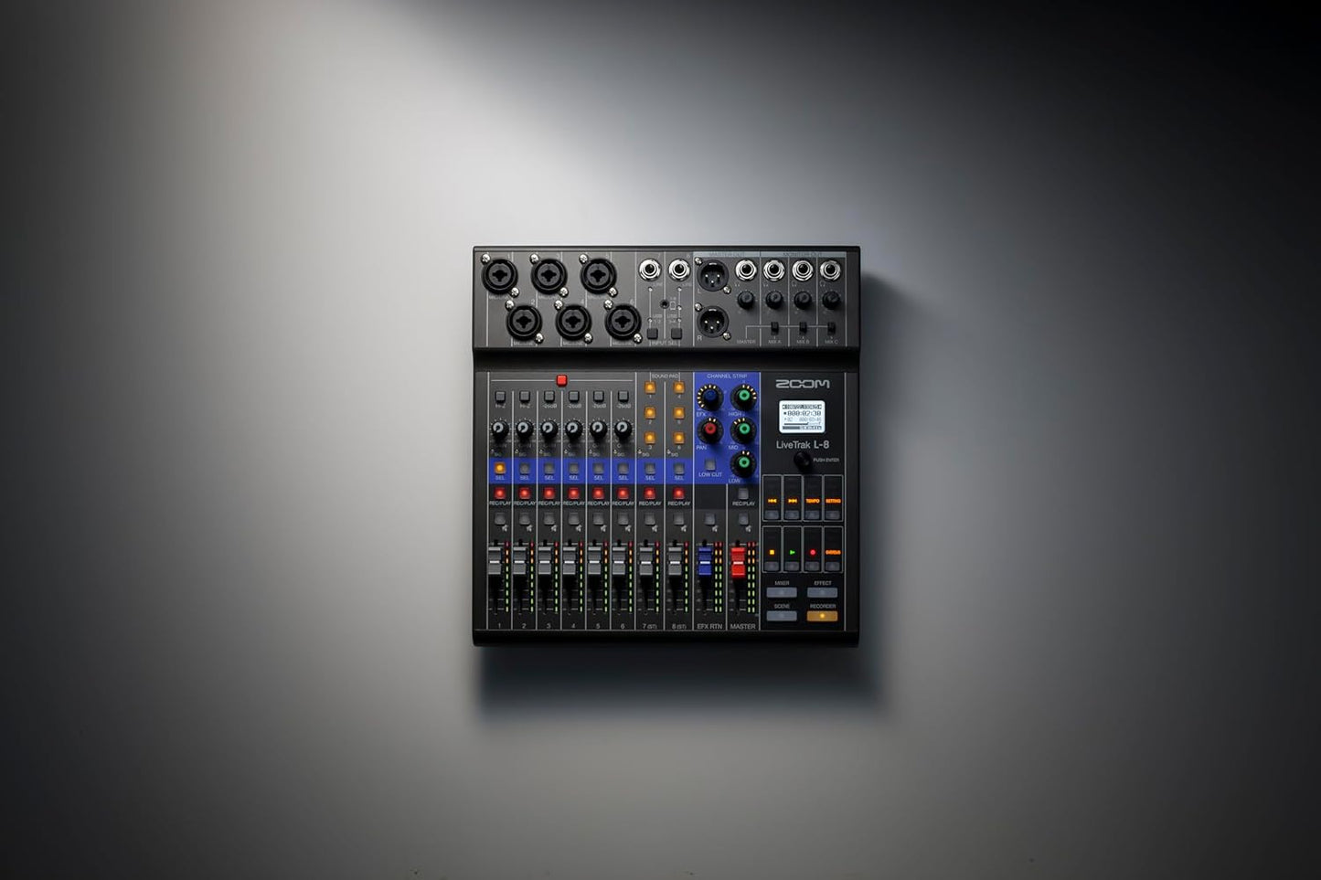 Zoom L-8 LiveTrak 8-Channel Digital Mixer Recorder