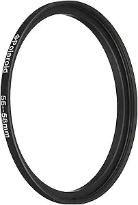 Polaroid PLSUR5558 55mm to 58mm Step-Up Adapter Ring