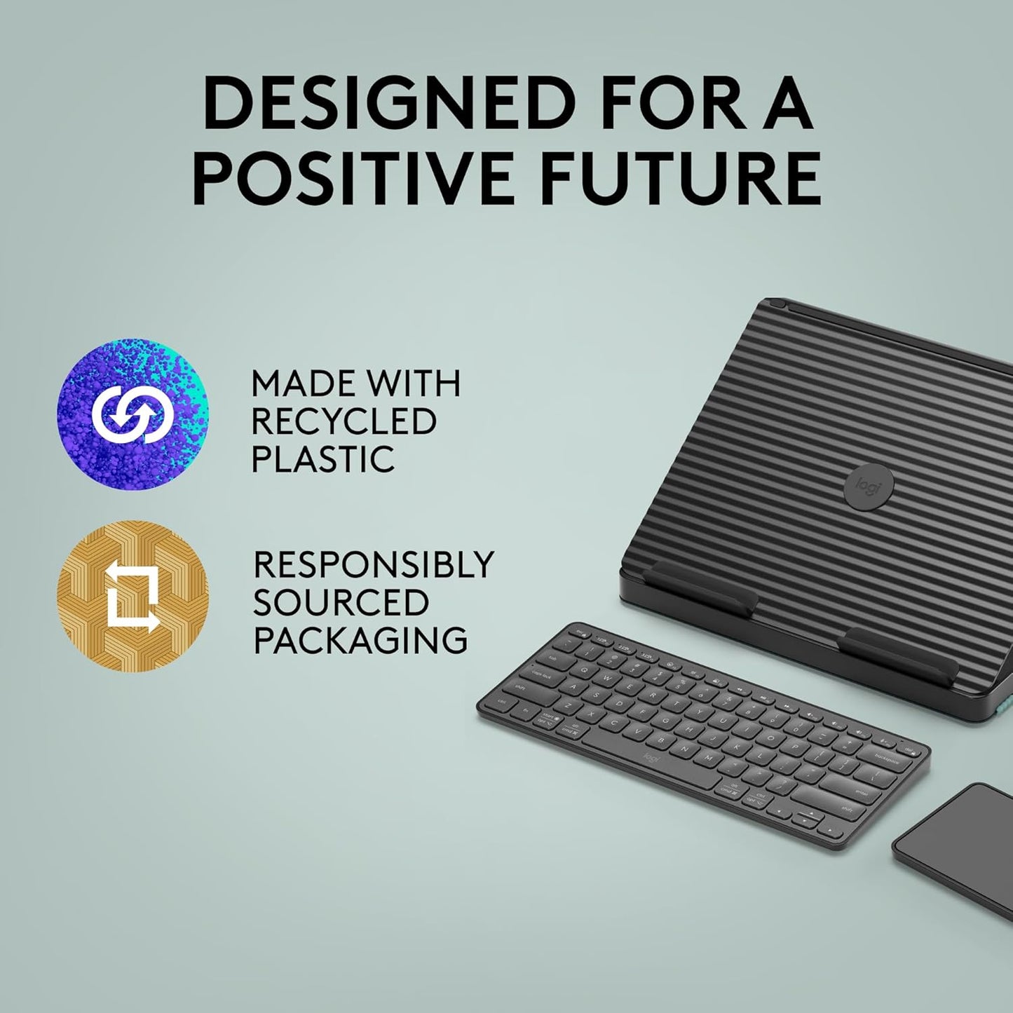 Logitech 920-011236 Casa Pop-Up Desk Kit - Green/Black