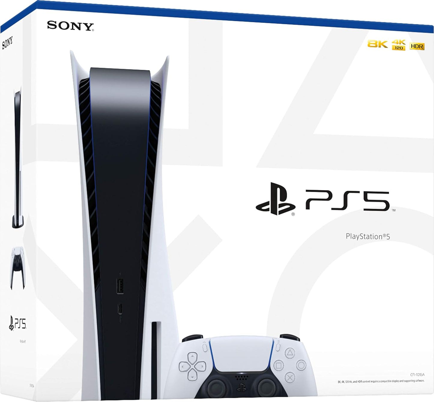 Sony Playstation 5 Disc Version Console (Renewed)