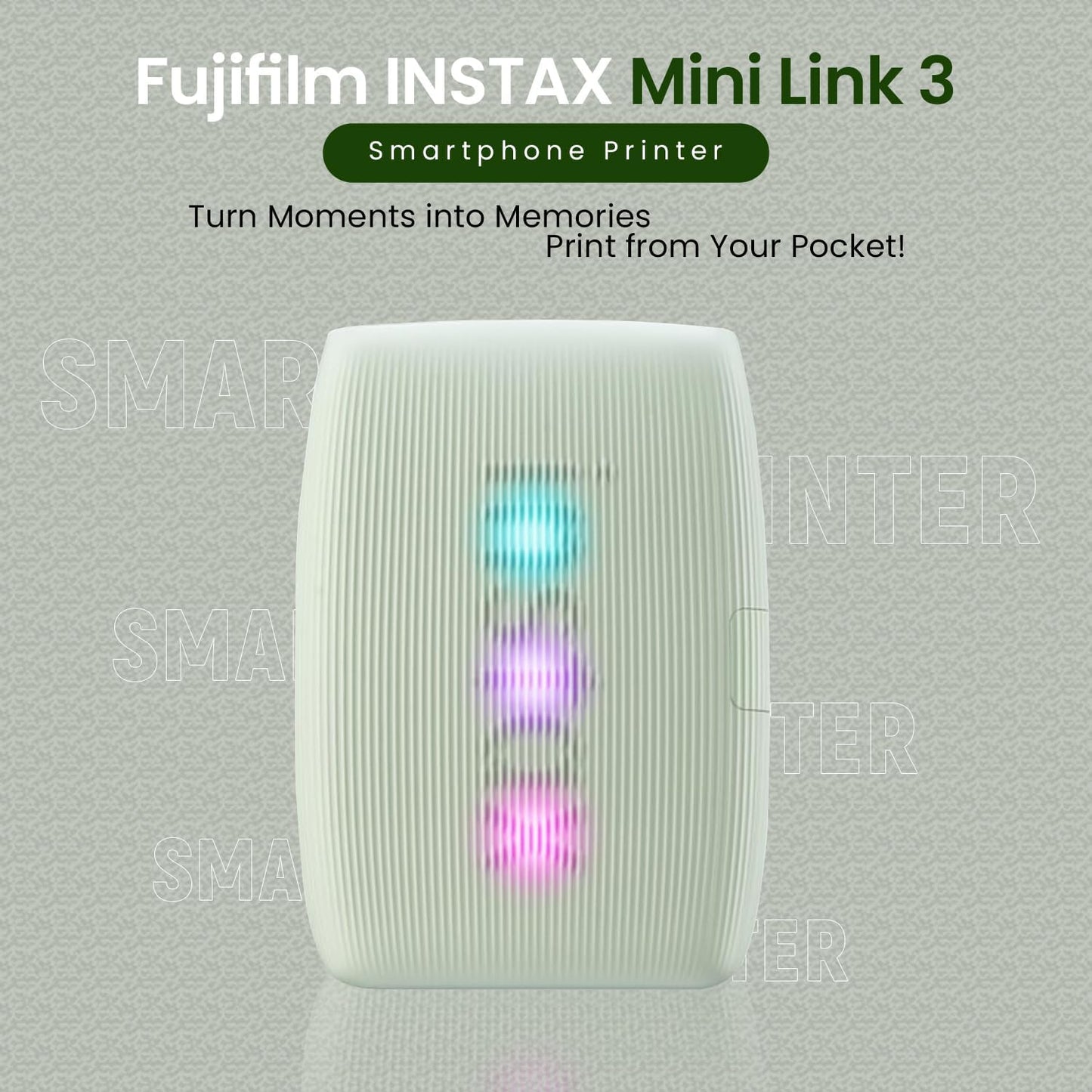 Fujifilm INSTAX Mini Link 3 Smartphone Printer Pink