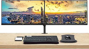 HP ASIHLAMZ501 E24u 2-Pack Monitor Bundle USB-C Keyboard Mouse