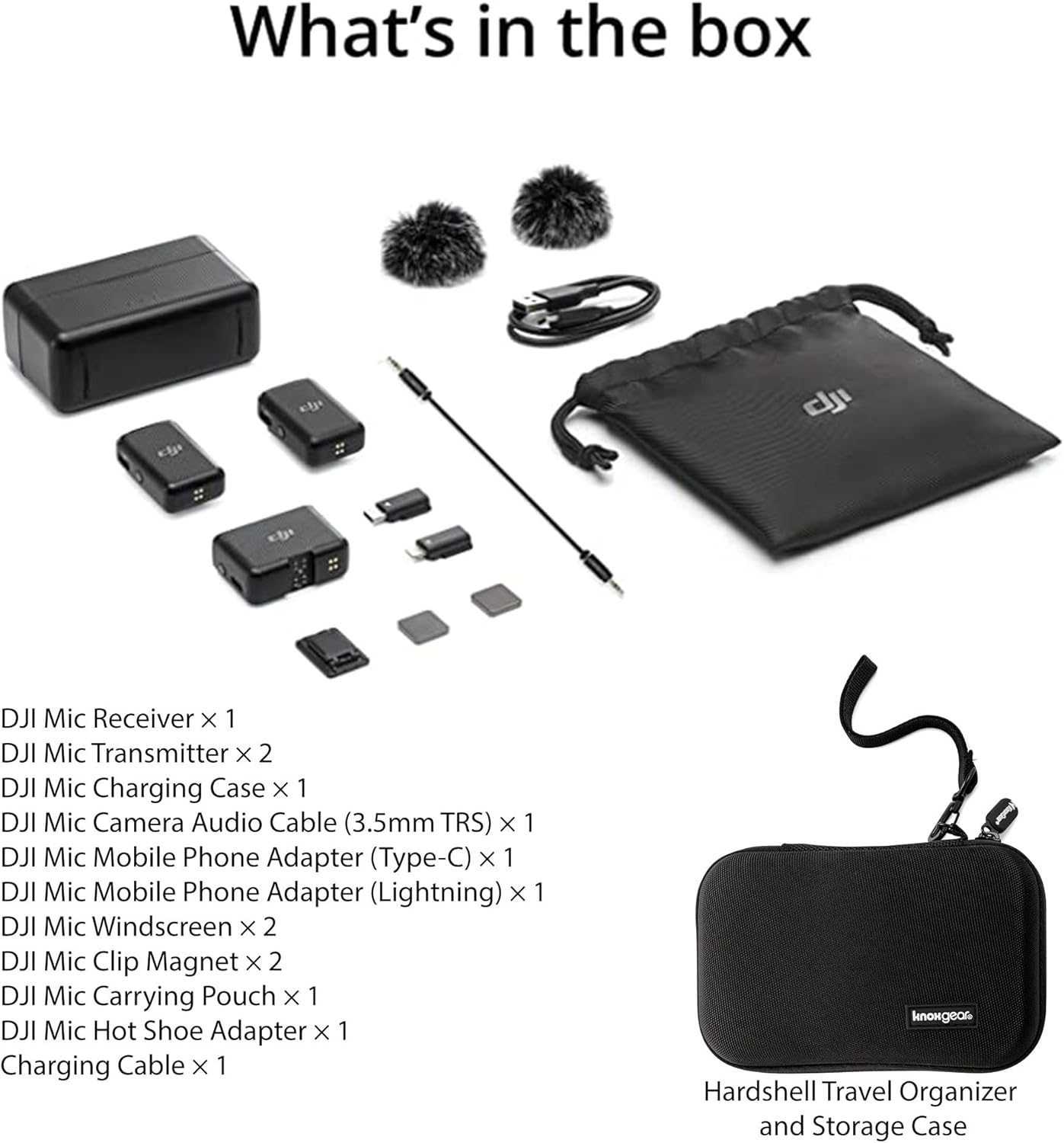 DJI KN-GPC-01_K24 Mic 2-Person Wireless System Bundle