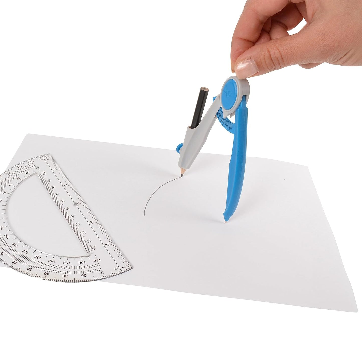 Westcott 14558-012 Compass and Protractor Set