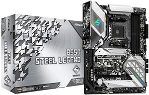 ASRock B550 STEEL LEGEND-cr AMD Motherboard (Renewed)