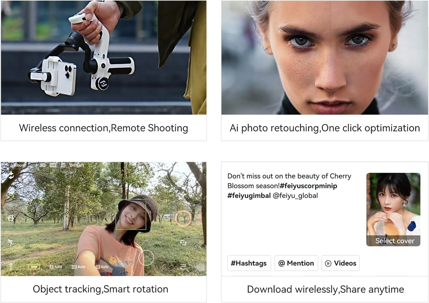 FeiyuTech Gimbal Stabilizer 3-Axis for Smartphones