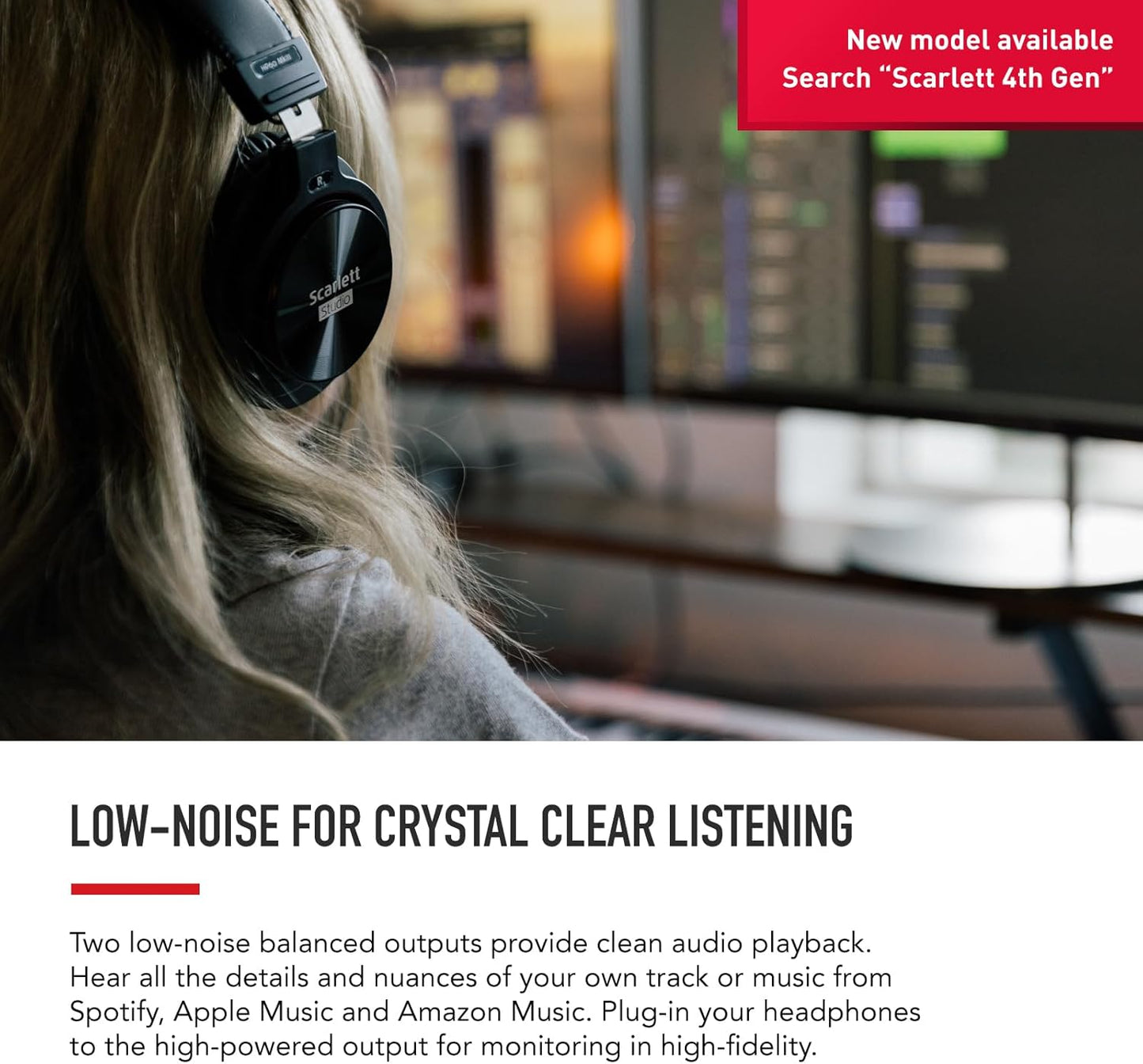 Focusrite AMS-SCARLETT-2I2-3G Scarlett 2i2 3rd Gen USB Audio Interface