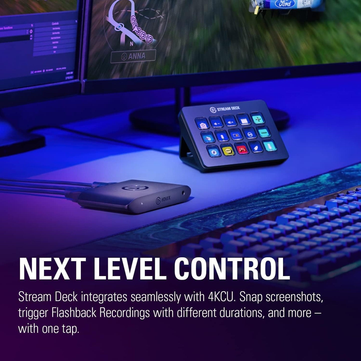 Elgato HD60 X External Capture Card 1080p60 HDR10 Renewed