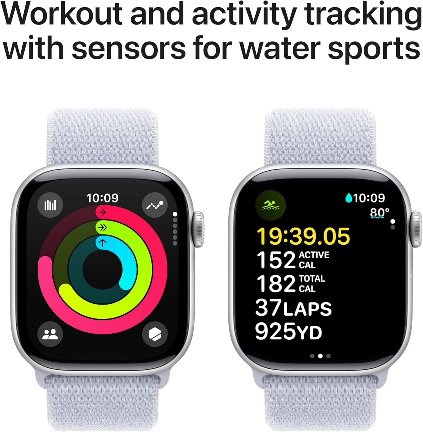 Apple Watch Series 10 GPS 42mm Silver Aluminium Cloud Loop