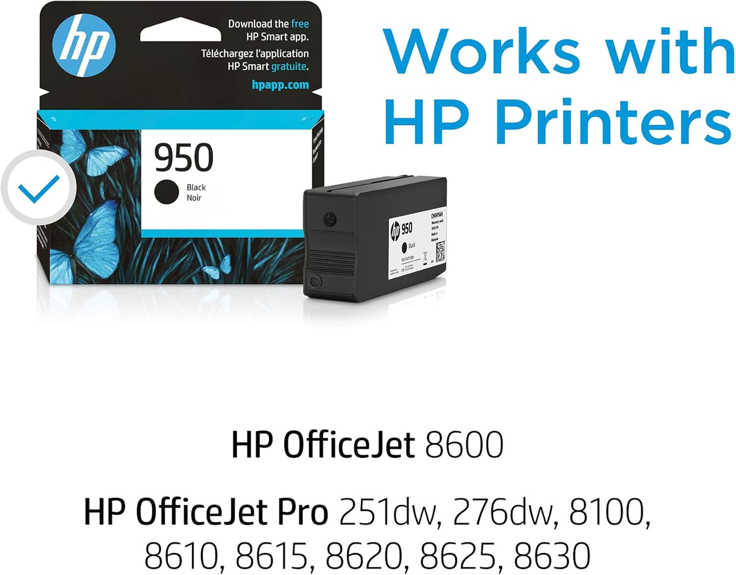 HP CN049AN#140 950 Black Ink Cartridge OfficeJet Pro Series