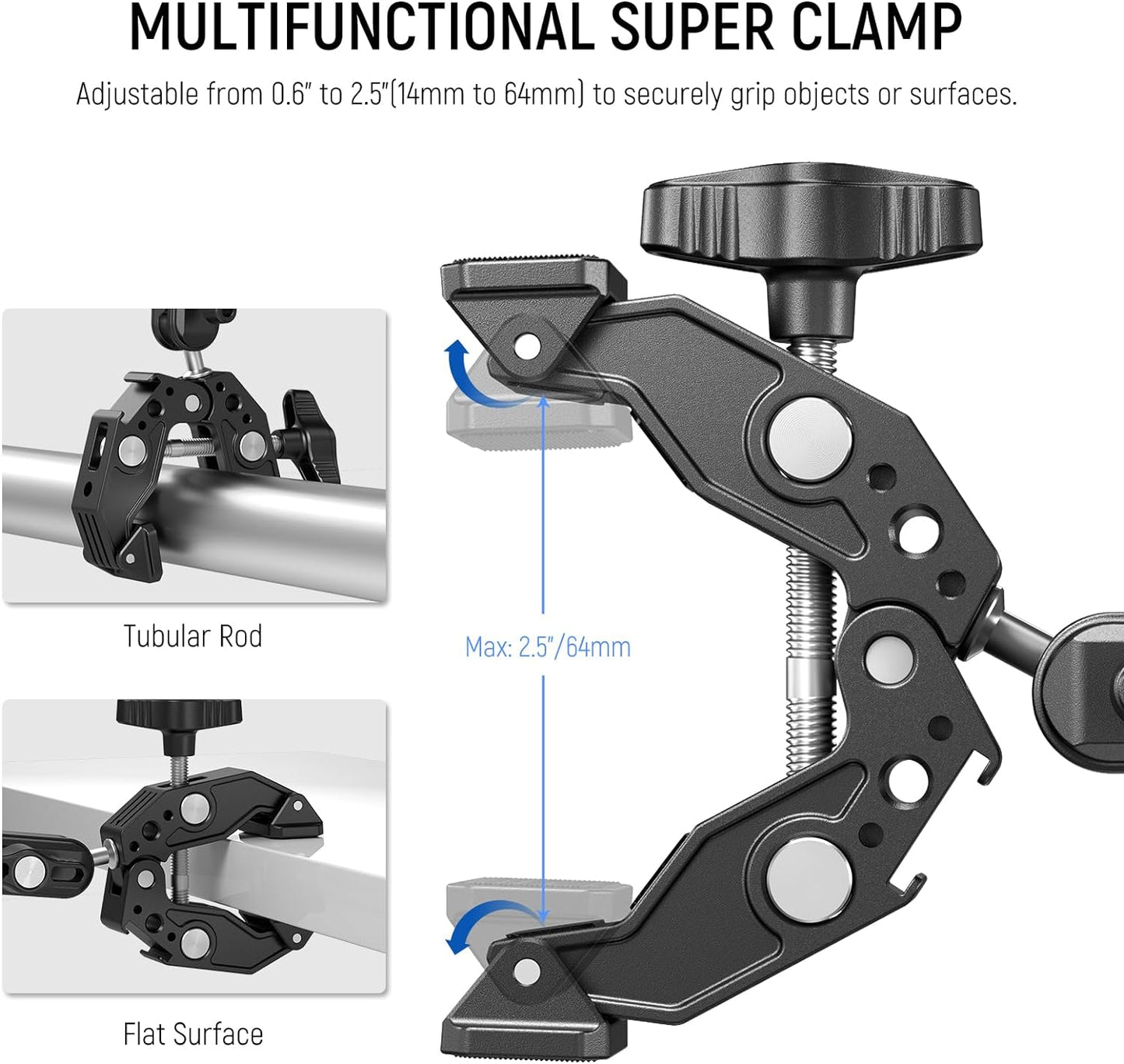 Neewer UA036 Camera Mount Magic Arm Super Clamp
