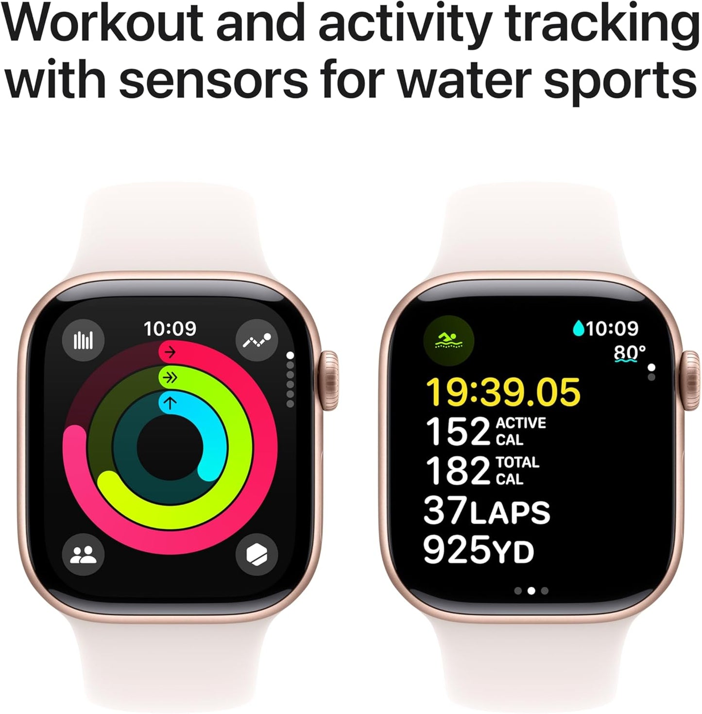 Apple MWWH3LW/A Watch Series 10 GPS 42mm Rose Gold