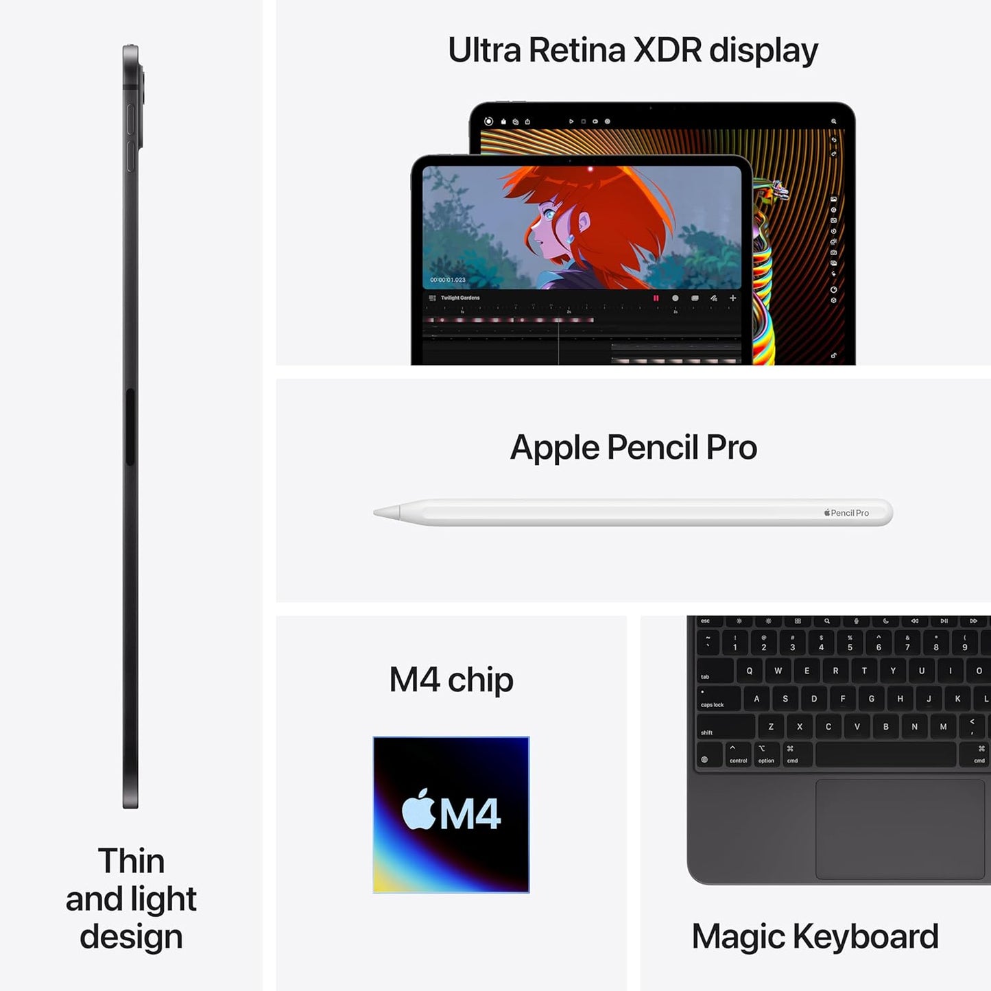 Apple MVVC3LL/A iPad Pro 11-Inch M4 Chip 512GB