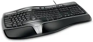 Microsoft 5QH-00001 Ergonomic Keyboard 4000 Wired — main product image