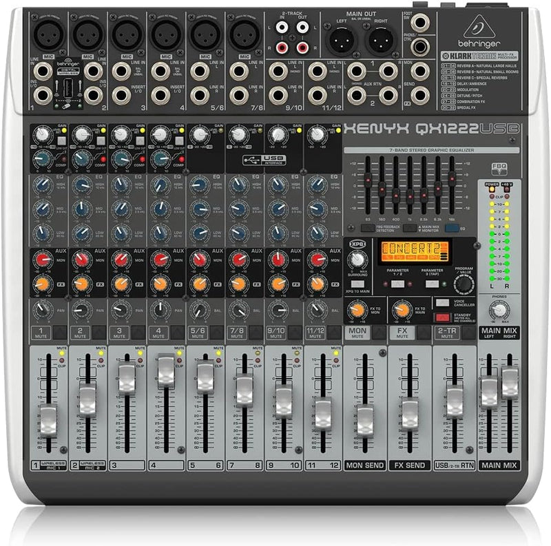 Behringer Xenyx QX1222USB Mixer - USB & Effects — main product image