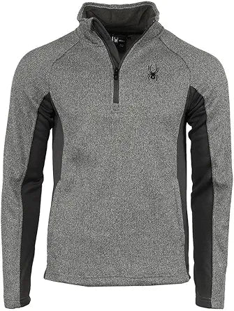 Spyder Boundless Half Zip Pullover - Heather Grey — main product image