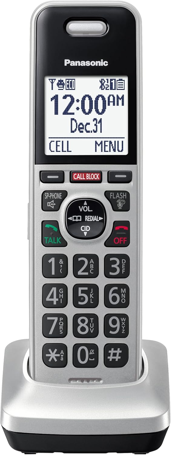 Panasonic KX-TG994 DECT 6.0 Bluetooth 4-Handset Phone (Renewed)