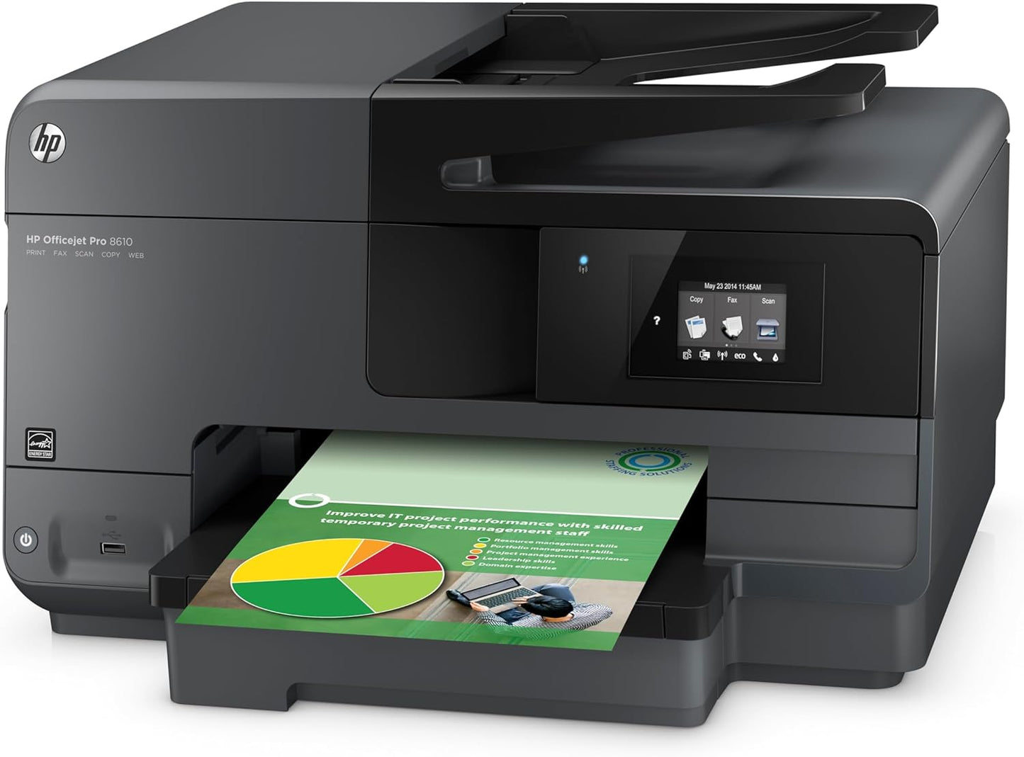 HP A7F64A#B1H OfficeJet Pro 8610 Wireless All-in-One Printer