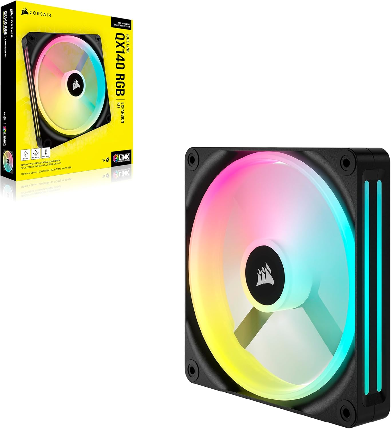 Corsair CO-9051003-WW iCUE LINK QX140 RGB Fan