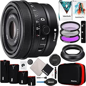 Sony E4SNSEL50F25G FE 50mm F2.5 G Lens Bundle