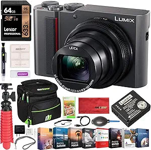 Panasonic E2PNZS200S Lumix ZS200 4K Digital Camera — main product image