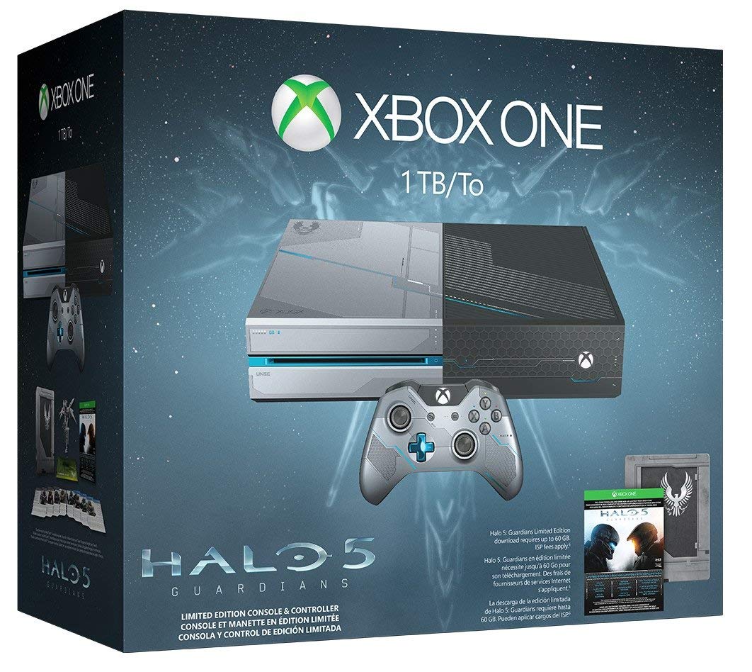Microsoft Halo 5 Guardians Xbox One 1TB Console (Renewed)