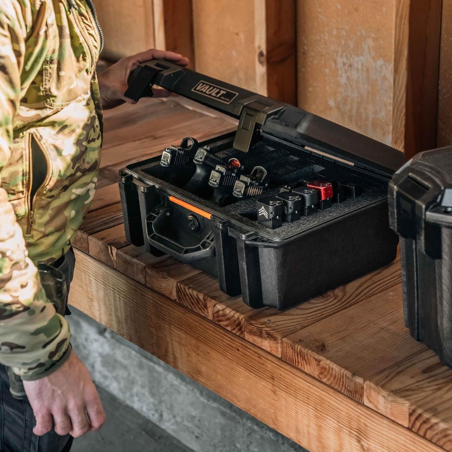 Pelican Vault Pistol Case - Pre-Cut Foam - Custom
