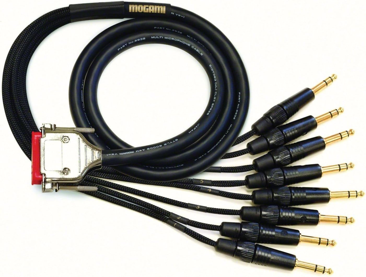 Mogami Gold DB25-TRS 30 Analog Recorder Interface Cable 30ft