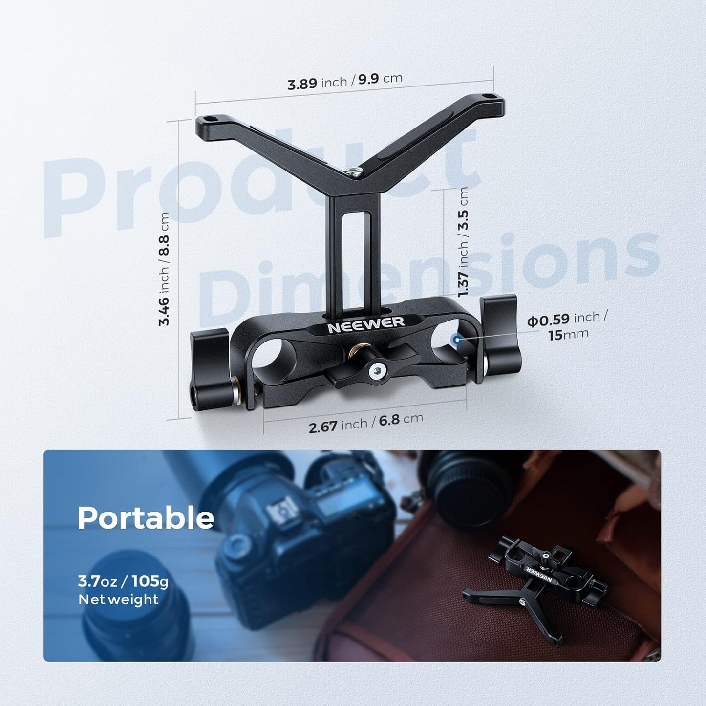 Neewer 10100886 Telephoto Lens Support Bracket