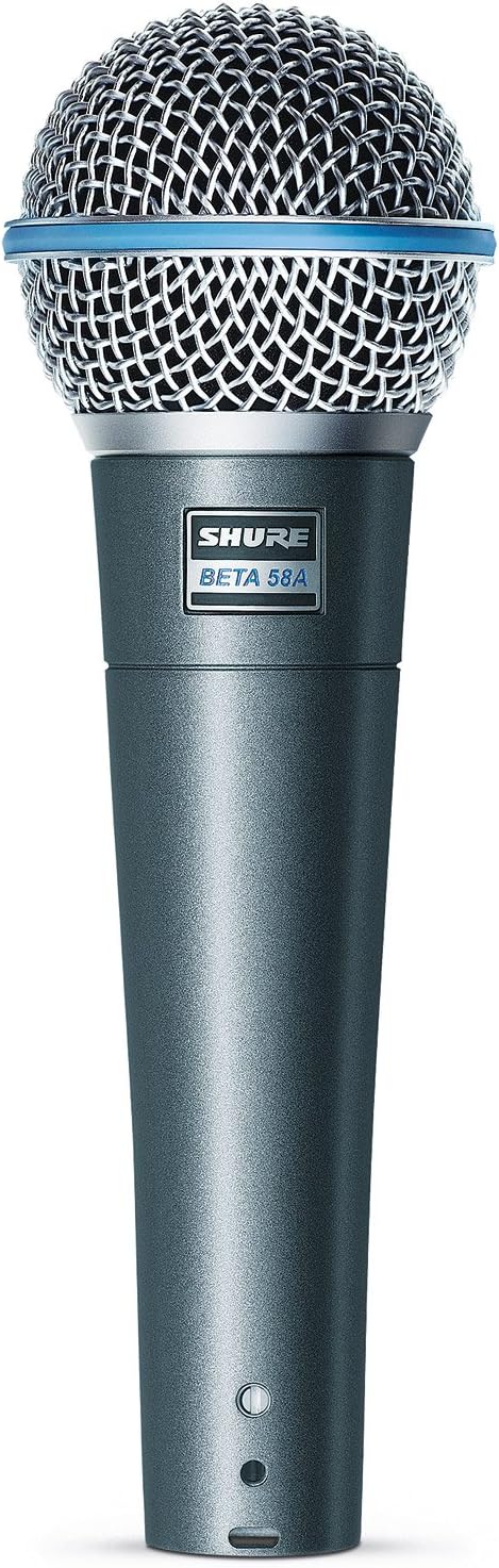 Shure BETA 58A Vocal Microphone XLR Cable Bundle