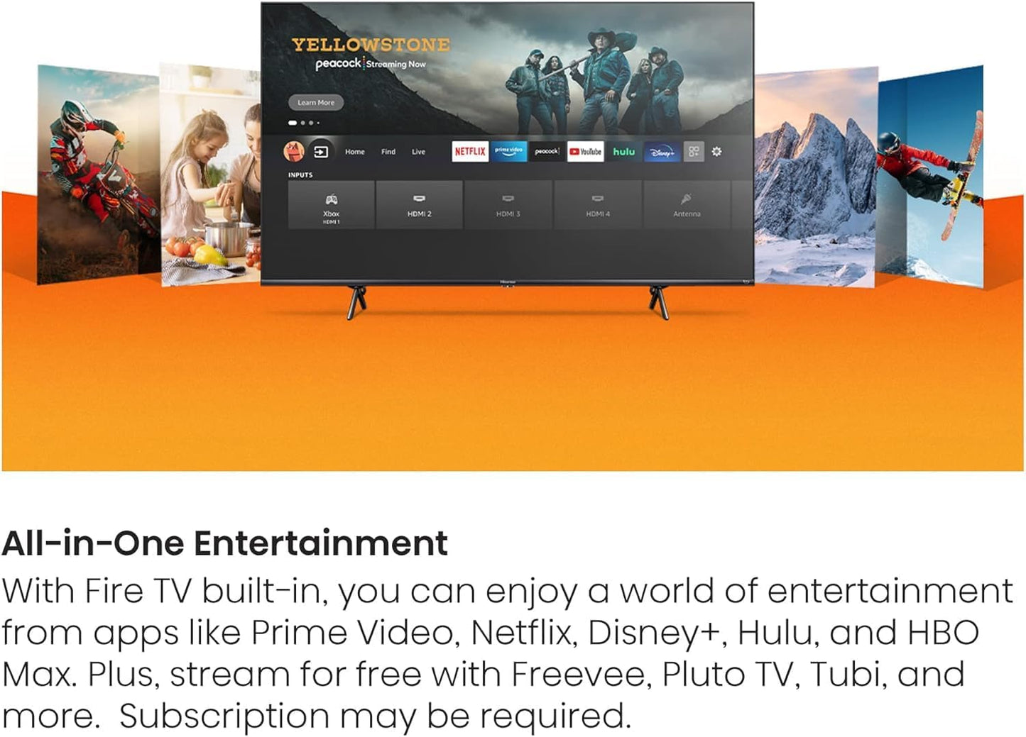 Hisense 50U6HF 50-Inch ULED 4K UHD Smart Fire TV