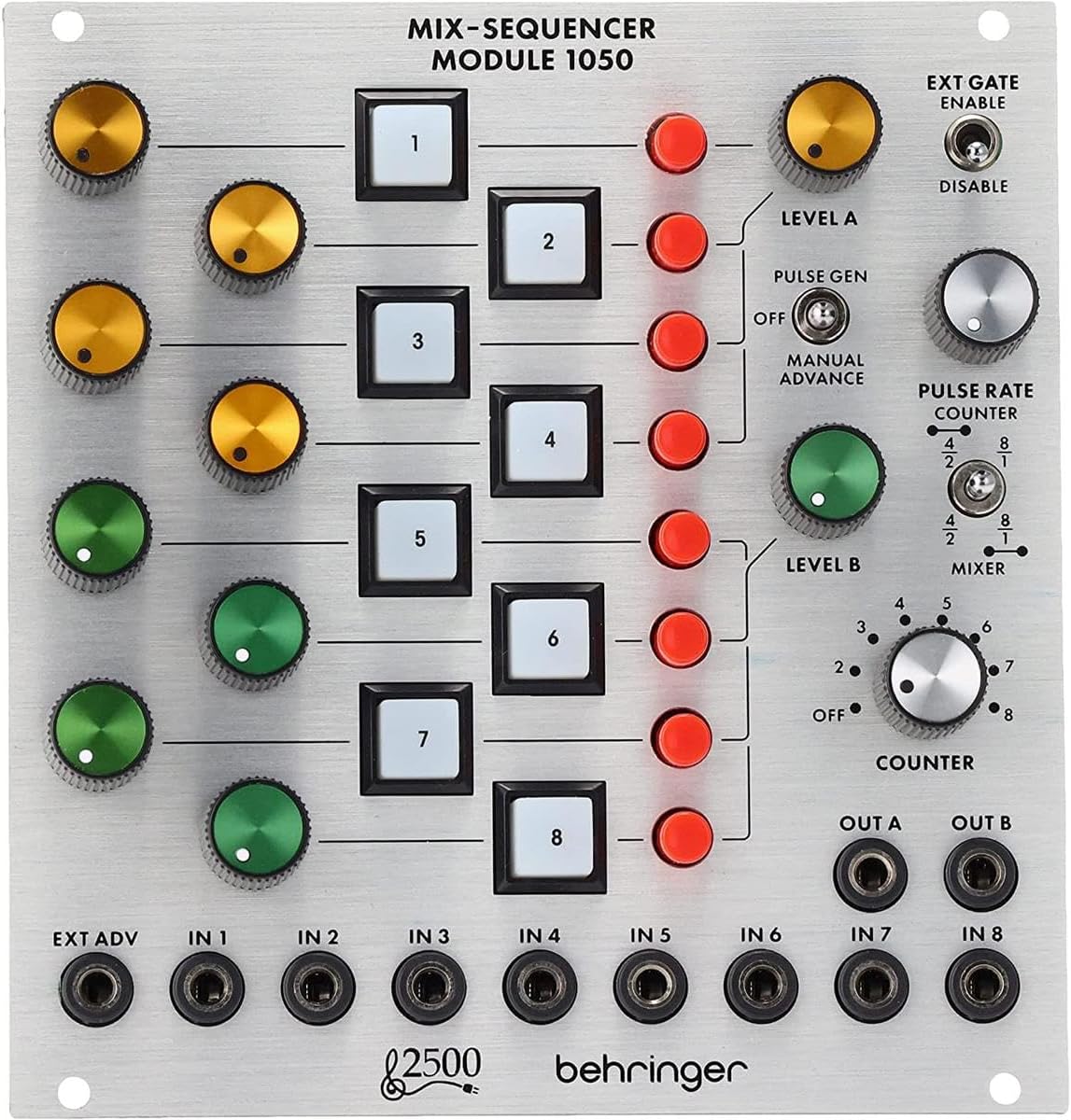 Behringer Mix-SEQUENCER Module 1050 Analog Sequencer