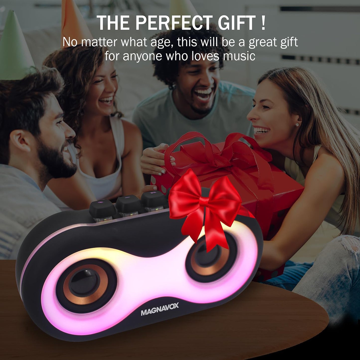 Magnavox MMA3998 Portable RGB Bluetooth Speaker