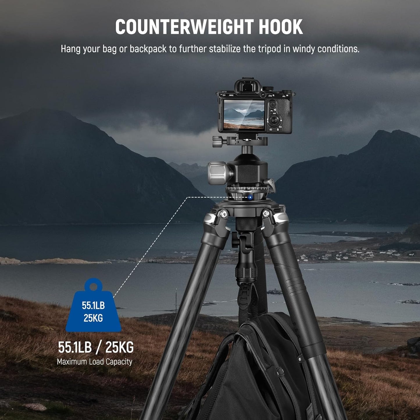 Neewer 10102485 75mm Tripod Leveling Base Adapter