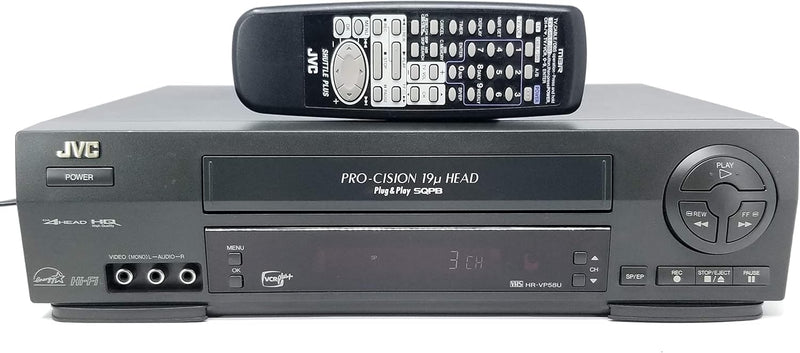 JVC HR-VP58U Hi-Fi Stereo VCR Player — main product image