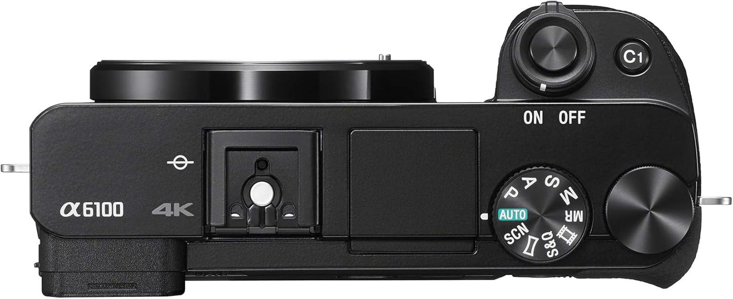 Sony Alpha a6100 Mirrorless Camera Body (Renewed)