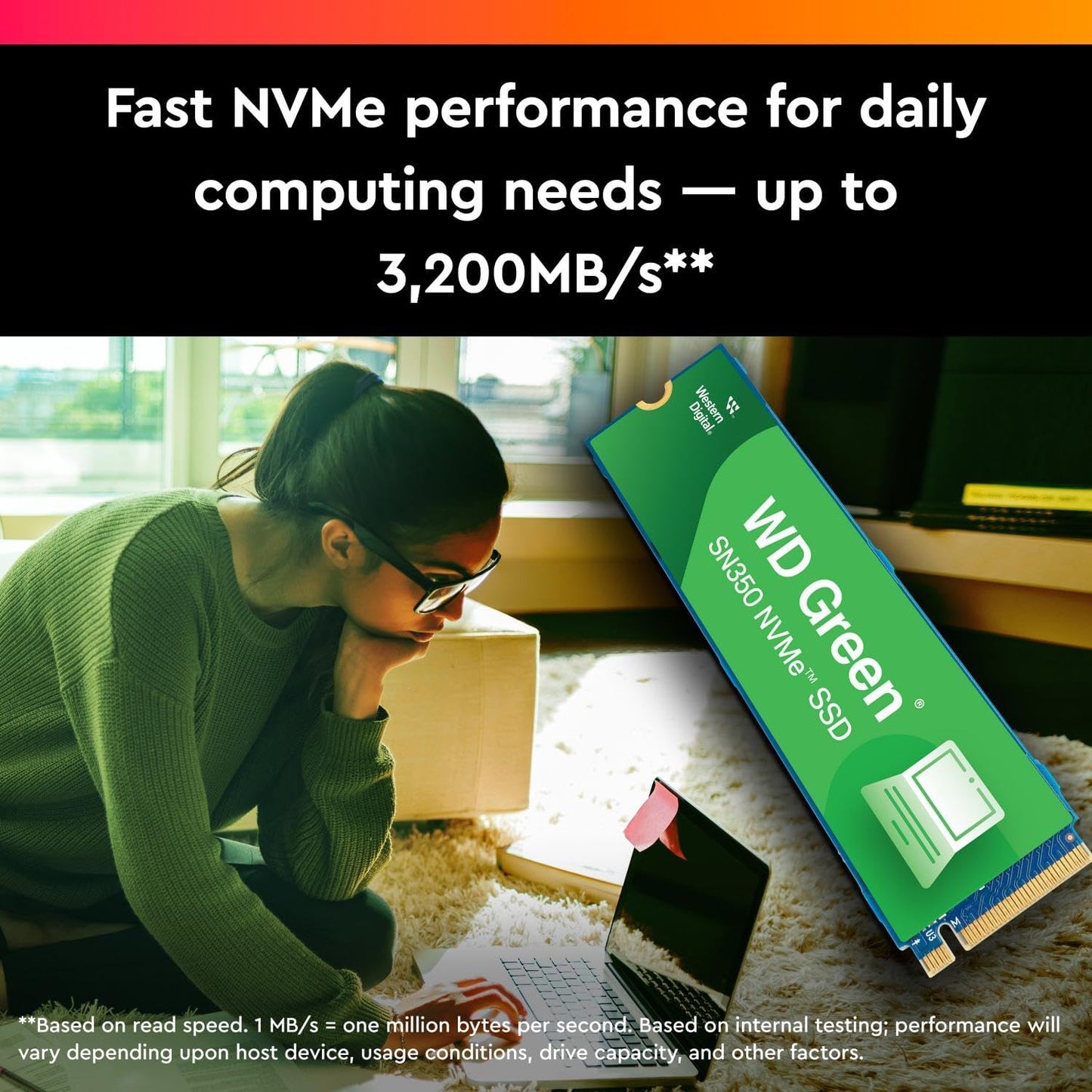 Western Digital WDS200T3G0C 2TB WD Green NVMe SSD