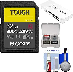 Sony K-105287-01 32GB UHS-II SD Card Bundle - USB Reader