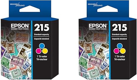 Epson T215 Standard-Capacity Ink Cartridge 2-Pack