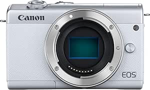 Canon M200 Body EOS Mirrorless Camera White (Renewed)
