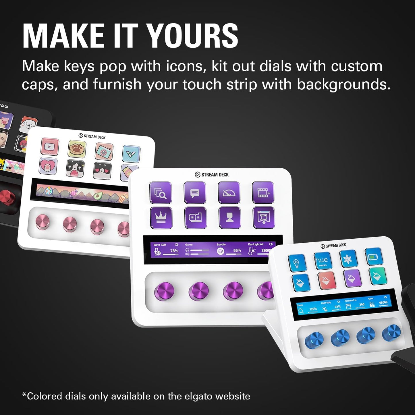Elgato 20GBD9911 Stream Deck + White Controller